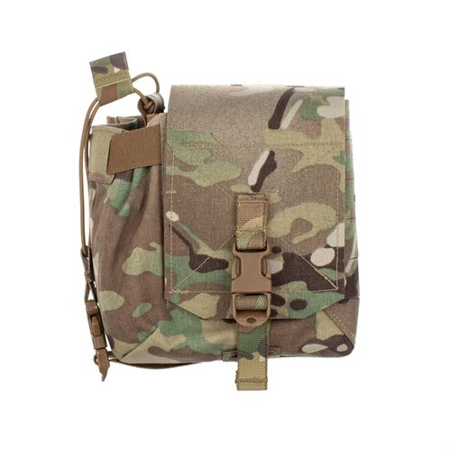 The SPIRITUS SYSTEMS Mutant Pouch offers versatile storage with dual compartments, secure retention for radios and magazines, and MOLLE compatibility.