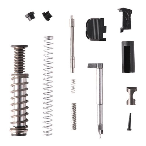 Upgrade your Glock 43® with our Slide Parts Kit featuring a billet firing pin, ensuring durability and performance for aftermarket or factory slides.