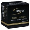 Experience exceptional accuracy and reliable performance with Speer Gold Dot 30 Caliber bullets, designed for consistent penetration and expansion in personal protection.