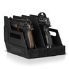 Store and transport up to 4 pistols securely with the SAVIOR EQUIPMENT Pistol Storage Rack, featuring spacious slots, cushioned foam, and durable polymer plates.