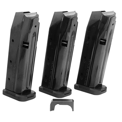 Upgrade your Glock 43X/48 with the S15 GEN3 Starter Kit, featuring 3 reliable S15 magazines and a durable steel mag catch for enhanced performance.