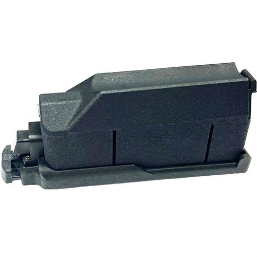 The Savage Arms Single Shot Adapter for Axis & 110 models allows easy conversion to single shot use, fitting seamlessly without modifications for various cartridges.