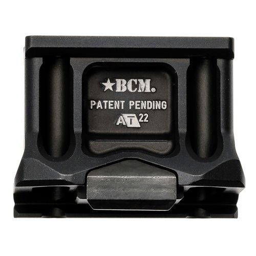 The BCM A/T Optic Mount ensures zero retention, enhanced clamping force, and durability for reliable performance in dynamic conditions, ideal for Aimpoint optics.