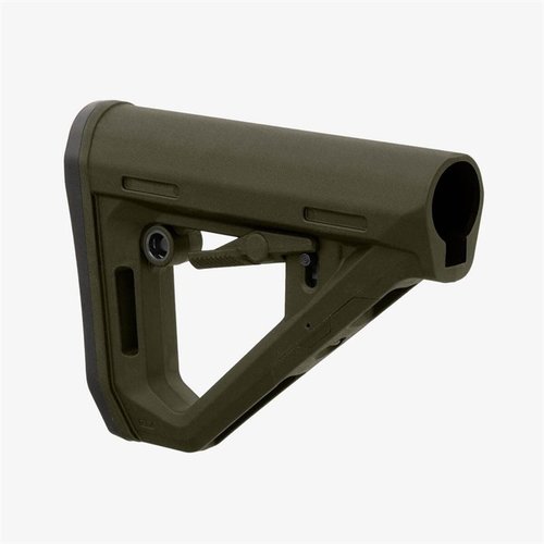 The Magpul DT Carbine Stock offers superior durability, quick length-of-pull adjustments, and a non-slip butt-pad, perfect for Mil-Spec AR platforms.