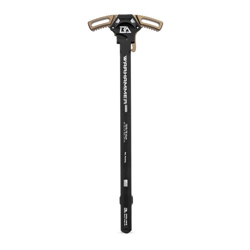 Upgrade your .308 AR with the Breek Arms WARHAMMER MOD2 ambidextrous charging handle, featuring a low-profile design, enhanced gas management, and durable 7075 aluminum.