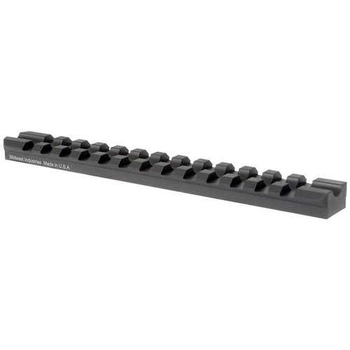 Enhance your Marlin or Large Caliber firearms with Midwest Industries' durable, lightweight Picatinny Scope Rail, featuring a lifetime warranty and made in the USA.