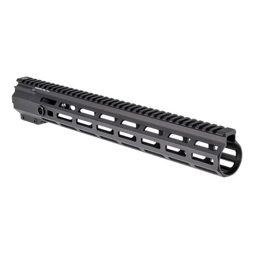 Discover the SXT Series M-LOK Handguards: rugged, free-floating design, easy installation, ambidextrous QD sling point, and a sleek chamfered edge for enhanced performance.