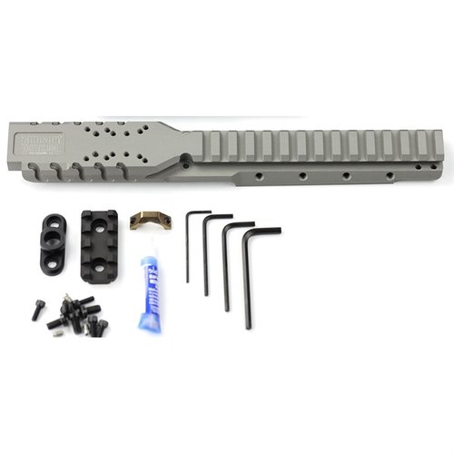 Enhance your Ruger® Mini-14® or Mini Thirty® with the Hannibal Rail for direct micro red dot mounting, featuring an integrated Picatinny rail and durable aluminum construction.