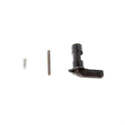 The Geissele Posi-Snap Safety Selector is crafted from durable 400 series stainless steel, ensuring a positive, tactile engagement for enhanced safety.