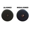 Ensure precise suppressor alignment with the Geissele Suppressor Alignment Gage, crafted from hardened steel for durability and compatibility with most barrel diameters.