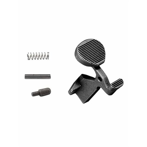 The LUTH-AR Paddle™ Oversized Bolt Catch offers rapid bolt manipulation, textured grip, and includes essential components for high-speed performance in tactical situations.