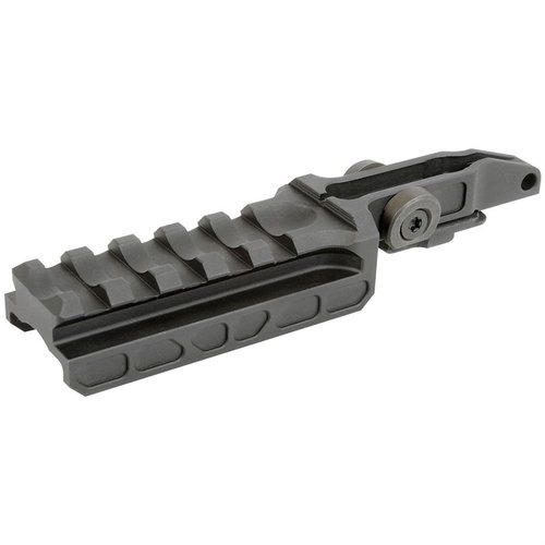 Mount your red dot securely with the AK Alpha Mini Dot Mount, featuring built-in iron sights, no permanent modifications, and a lightweight, durable design.