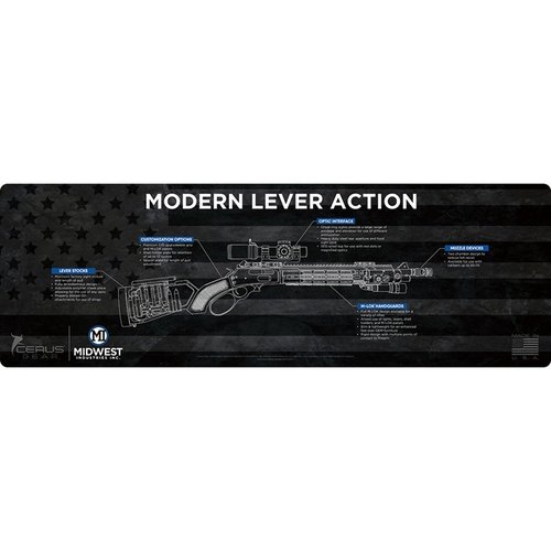 The Midwest Industries Gun Mat features a spacious 36