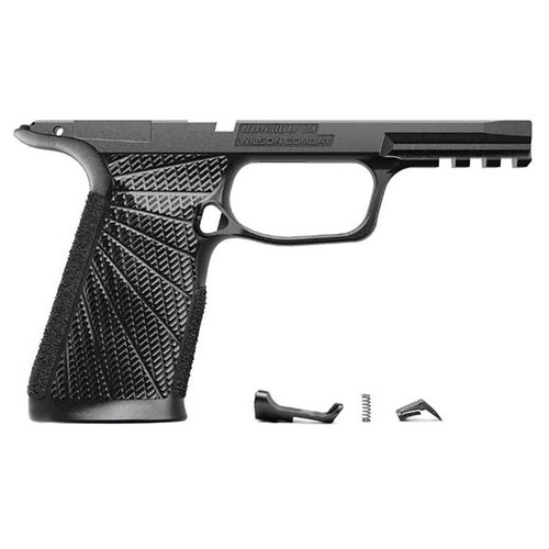 Upgrade your SIG-SAUER P365 XMacro with Wilson Combat's polymer grip module for enhanced recoil control, improved ergonomics, and custom feel.