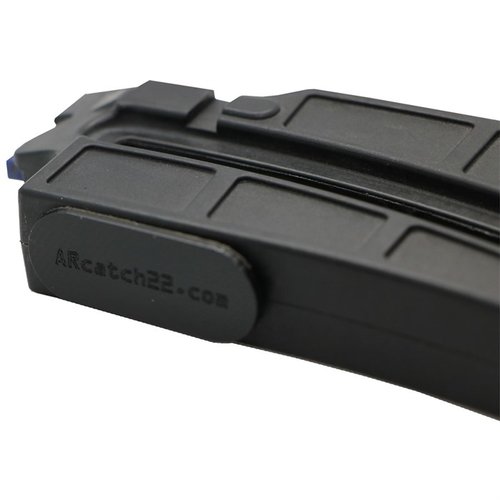 Enhance your S&W 15-22 magazines with AR Catch22 stick-on adapters for reliable last-round-hold-open functionality and improved compatibility with AR15s.