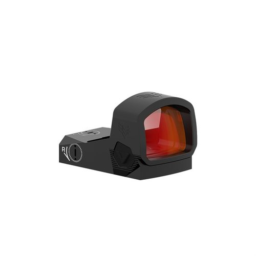 The Swampfox Liberty II RMR 1X24mm Reflex Sight features a versatile 3 MOA dot, 10 illumination settings, and robust 7075 aluminum construction for reliable performance.