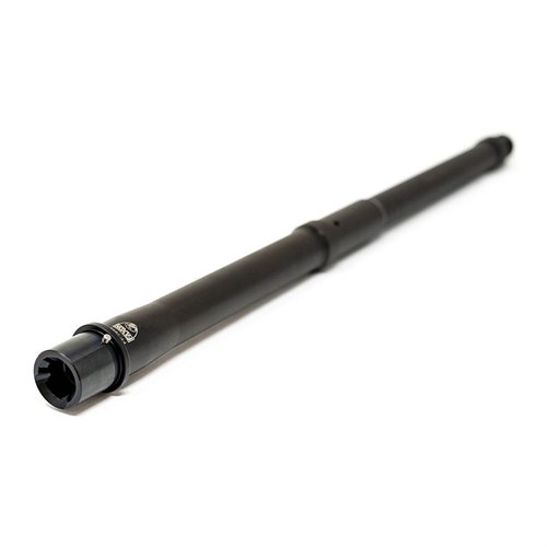 The Faxon Firearms 450 Bushmaster barrel features a 16" length, 1:16 twist, and is precision made from 4150 CMV steel for unmatched accuracy and durability.
