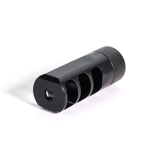Experience over 50% recoil reduction with the GUNNER 3-Port Muzzle Brake, featuring MUZZLOK® for easy installation and field adjustments, no crush washer needed.