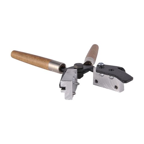 The LEE Precision 0.445" Round Ball Mould features a tangential cut off for a clean finish, includes handles and a sprue plate for easy casting.