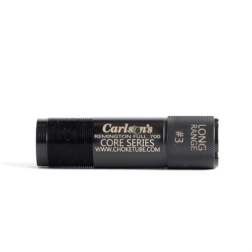 The CARLSONS CORE Choke Tubes offer versatile performance for all shot types, ideal for hunting and clay shooting, with clear constriction markings for easy selection.