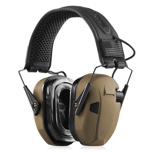 Experience superior ear protection with the Apollo Electronic Sound Suppressors, featuring 24dB noise reduction, comfort gel pads, and collapsible design for easy transport.
