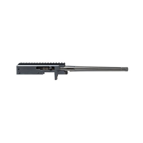 The FX22 Barreled Receiver features a durable 6061-T6 Aluminum construction, integrated 0-MOA Picatinny Rail, and a reliable 17-4 Stainless Steel bolt for your 22LR builds.
