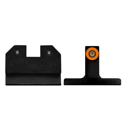 XS R3D Night Sights for HK VP9 offer superior visibility with tritium lamps, Ember Glow Dot Technology, and suppressor height for co-witnessing in any light.