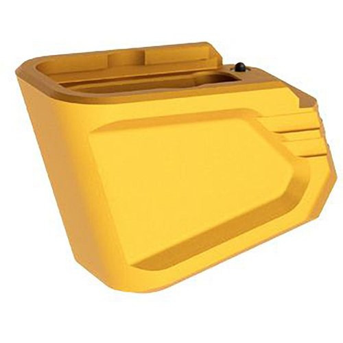 +5 rounds for 9mm and +4 for .40 cal, quick tool-free installation, CNC machined, enhanced grip, perfect for Glocks 17, 19x, 22, 34, 35, 45.