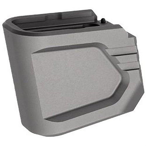 +4 MAGAZINE EXTENSION for Glock 43X/48 adds 4 rounds, installs in 10 seconds without tools, features a power spring, and offers enhanced grip control.