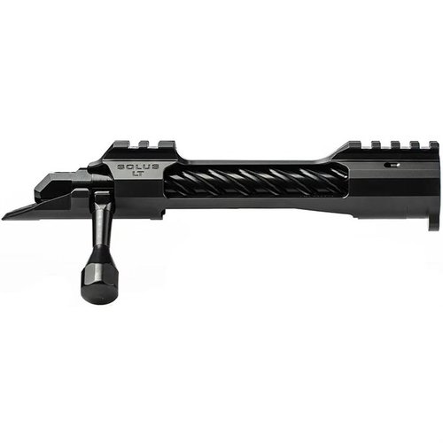 The Aero Precision Solus Lightweight Long Action Receiver offers a user-configurable design, reduced weight, and compatibility with standard components for custom builds.