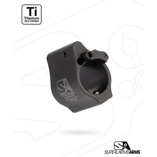 Experience cleaner, cooler operation with the Superlative Arms AR-15 Solid Adjustable Gas Block, featuring patented bleed-off design, reduced recoil, and easy adjustments.
