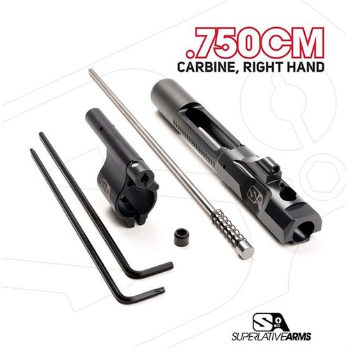 Experience cleaner operation and reduced recoil with the Superlative Arms adjustable piston system, featuring patented Bleed Off® Mode for enhanced performance.