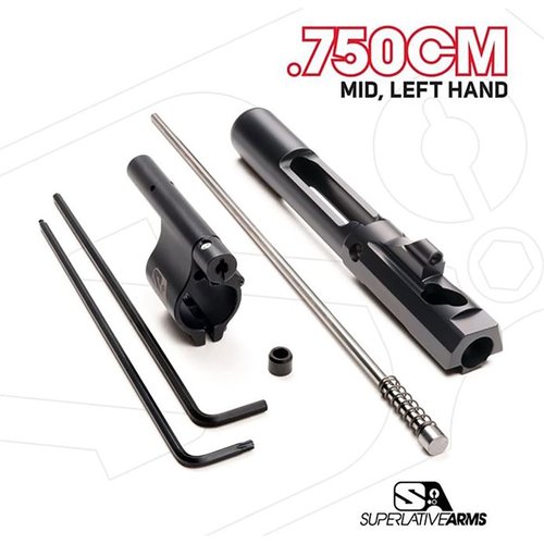 Enhance your AR-15 with the Superlative Arms Adjustable Piston System, featuring Bleed Off® mode for cleaner operation, reduced recoil, and less wear.