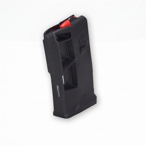 The MEAN ExoMag 9mm Luger magazine offers reliable feeding, easy caliber change, last round bolt-hold open, and fits standard AR lowers without modifications.