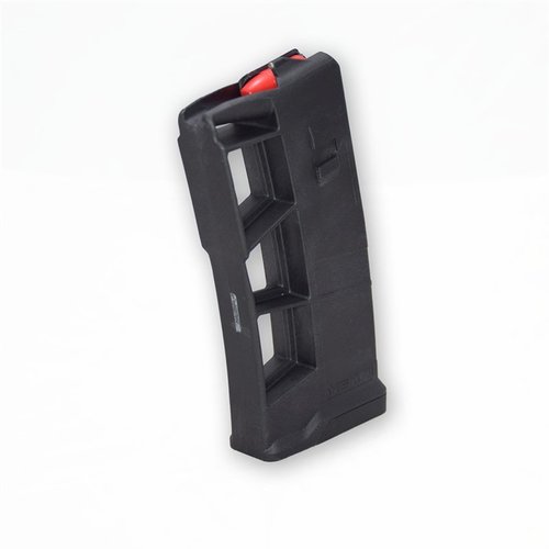 The MEAN ExoMag 9mm Luger magazine offers reliable feeding, easy caliber changes, last round bolt-hold open, and no modifications to your AR lower!