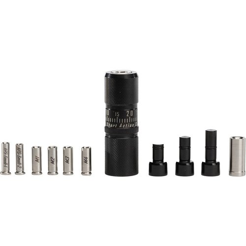 The INFINITY APS Die offers unmatched versatility for reloading from 223 to 338 Lapua Magnum, featuring 6 seating stems and precise depth adjustments.
