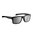 RIDER GLOSS BLACK FRAME & POLARIZE GRAY LENS W/SILVER MIRROR