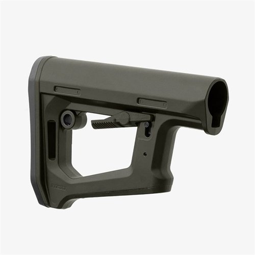 The Magpul DT-PR Carbine Stock offers enhanced stability, comfort, and precision with its Dual-Tension system, ambidextrous QD sling mount, and ergonomic design.