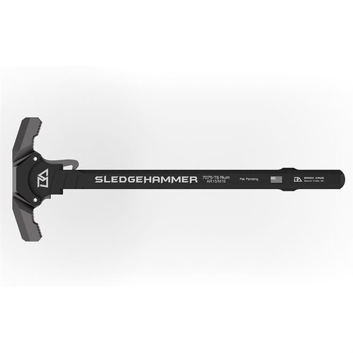 Experience unmatched reliability with the Breek Arms Sledgehammer AR-15 Charging Handle, featuring gas-busting technology, durable 7075-T6 aluminum, and easy manipulation.