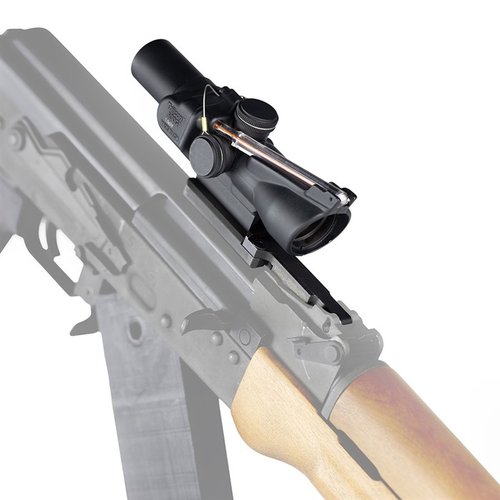 The RSR2 Mount for Trijicon ACOG offers a low-profile, all-steel construction for durable performance, compatible with Aimpoint Micro and Acro optics.