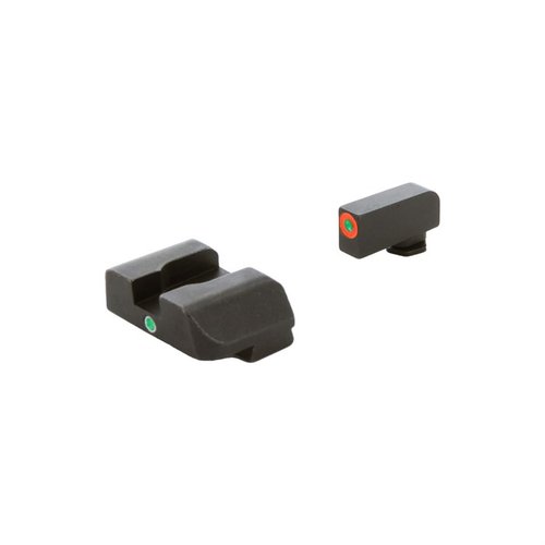 Enhance your Glock® Gen 1-4 with AMERIGLO® i-Dot Tritium sights for quick, easy vertical alignment and improved accuracy in low-light conditions.