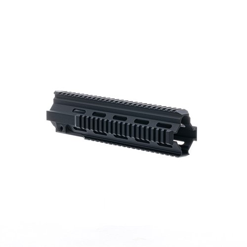 The BRN-4 M27 Quad Rail Handguard offers robust compatibility, optimized clamping, and a unique Flat Dark Earth finish for a distinct firearm profile.