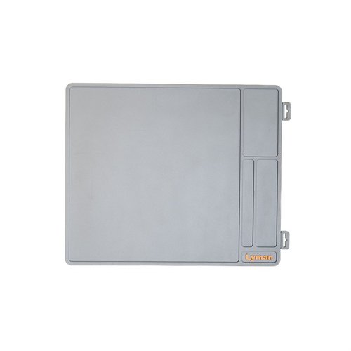 Protect your gun and workbench with the Lyman Essential Armorer's Mat, featuring a non-slip surface, molded compartments, and easy cleaning for all your gunsmithing needs.