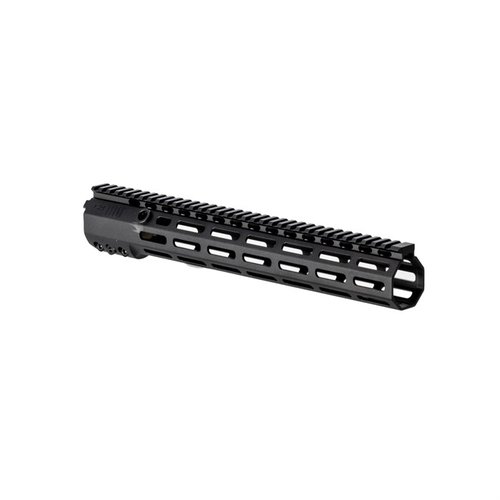 The L89 M-LOK Rail features a Titanium barrel nut, 7 sided M-LOK slots, integrated steel QD sockets, and optimized cooling, perfect for modern combat applications.