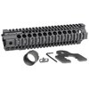 The Midwest Industries AR-15 Combat T-Series Free Float Handguard offers durable 6061 aluminum, integral QD sling sockets, and a monolithic design for optimal performance.
