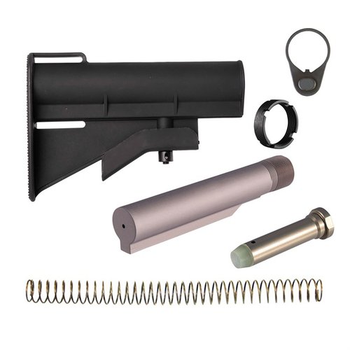 Enhance your AR-15 with our Two-Position Buttstock Kit for stability, reliable recoil, and comfort, perfect for all shooting enthusiasts.