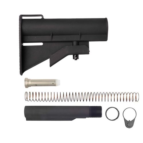 Enhance your AR-15 with the M4 Buttstock Kit for adjustable length of pull, ergonomic design, and reliable performance for all shooting styles.