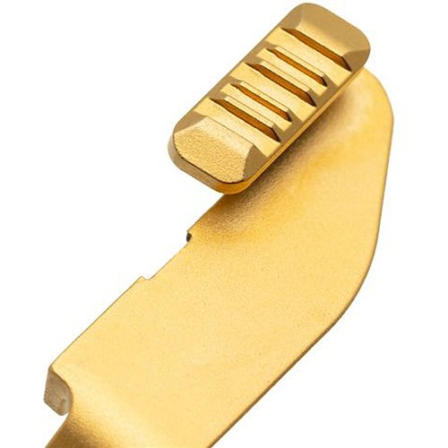 Upgrade your Springfield Hellcat with the Tyrant CNC Extended Slide Release, featuring ergonomic design, robust stainless steel, and easy installation for enhanced usability.