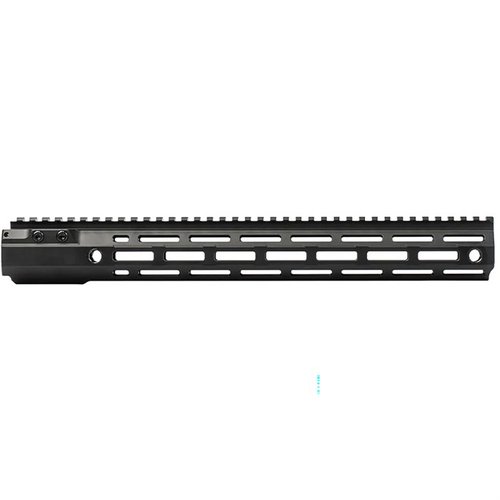 The Aero Precision MOD 4 Handguard features robust 6061-T6 aluminum, a 7-sided M-LOK™ interface, and steel-reinforced QD sockets for superior performance.