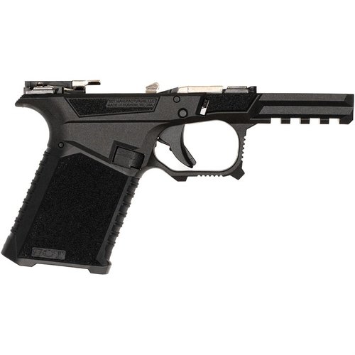 SCT 19 Overmold Frame offers shooter-oriented ergonomics, aggressive grip texture, and compatibility with Glock® parts, ensuring a reliable pistol build.